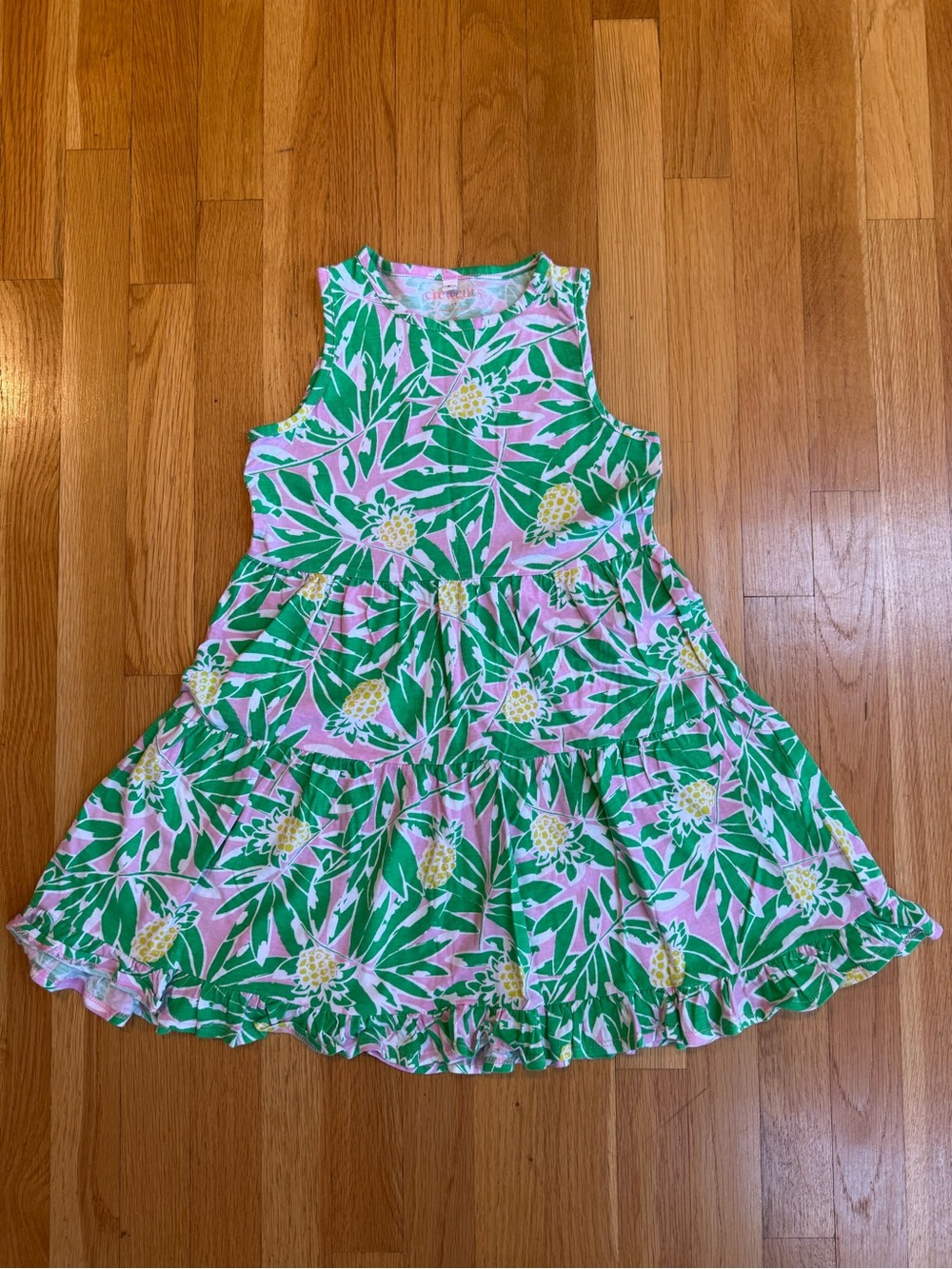 Crewcuts by J.Crew Pineapple Tiered Sundress